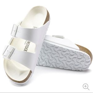 New Birkenstock Arizona Birko-Flor White